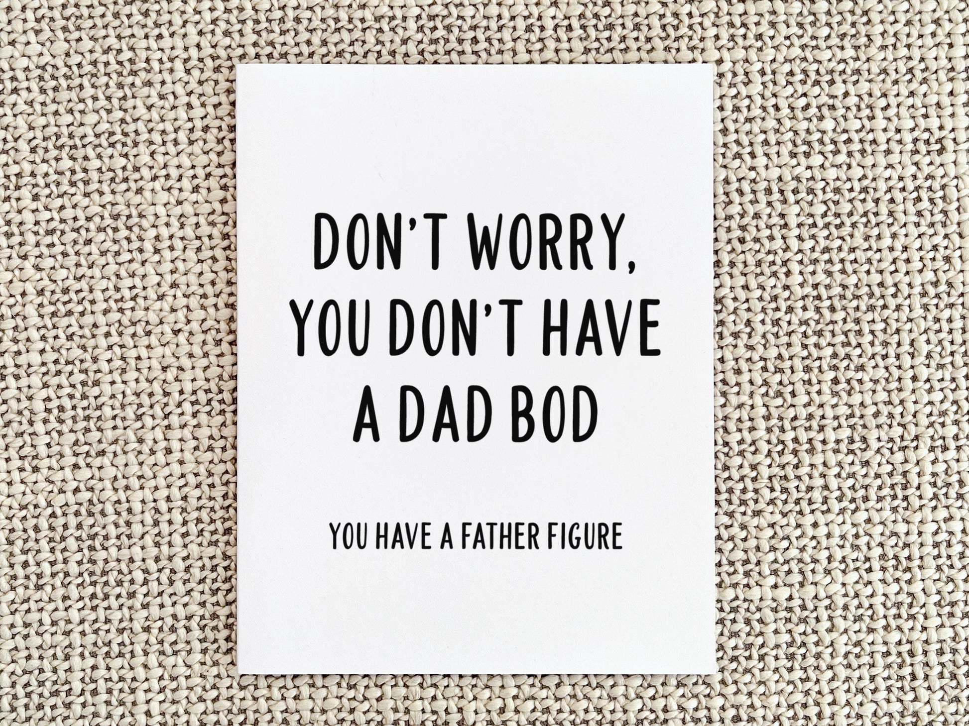 Funny Father's Day Card, Father's Day Gift for Dad