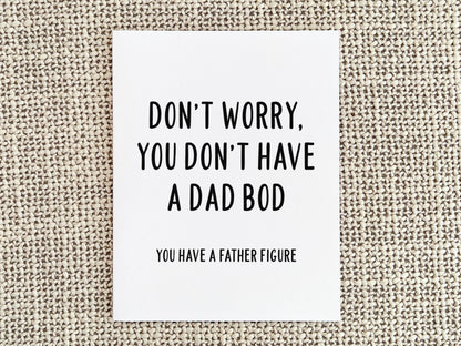 Funny Father's Day Card, Father's Day Gift for Dad