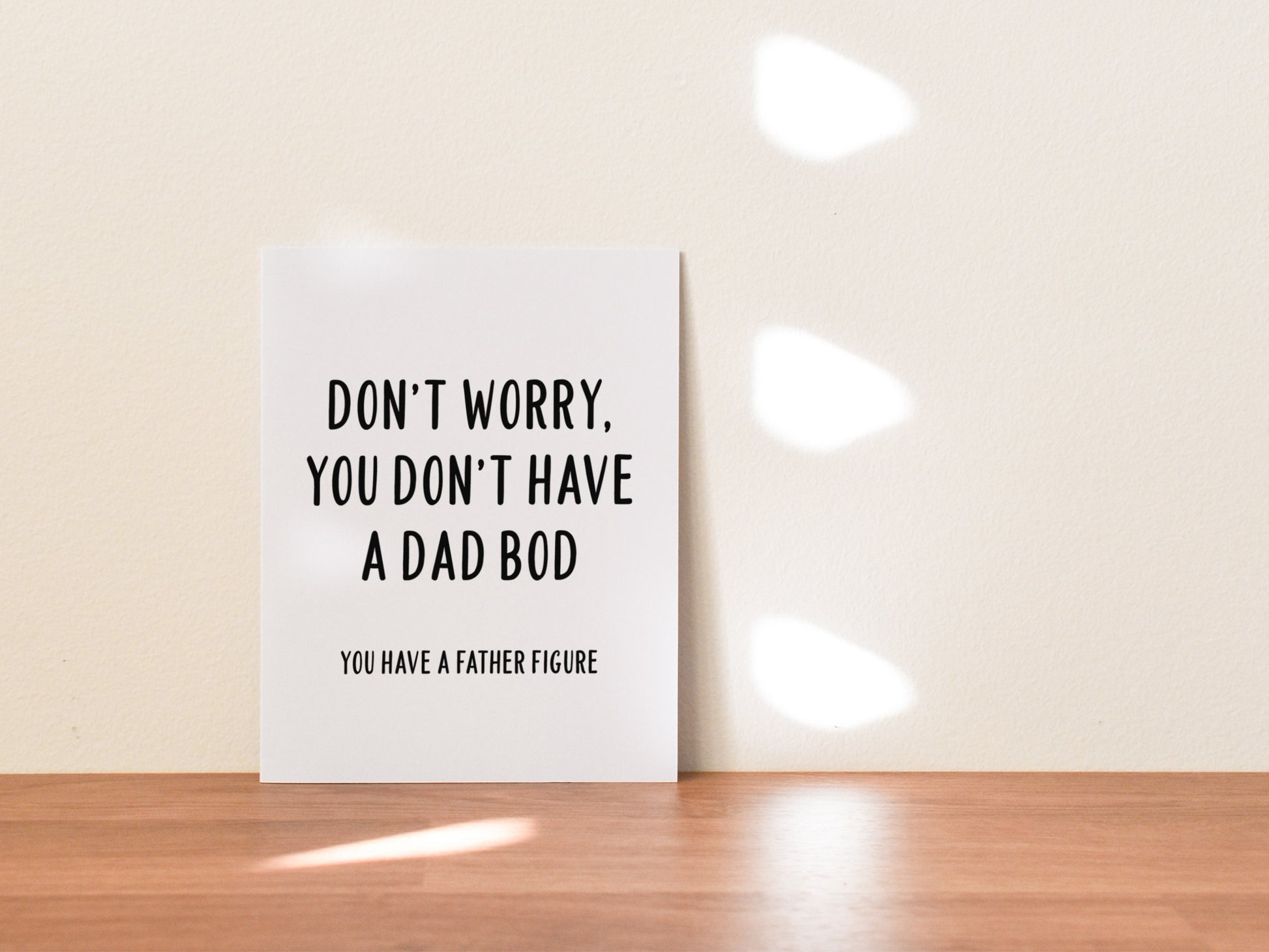 Funny Father's Day Card, Father's Day Gift for Dad