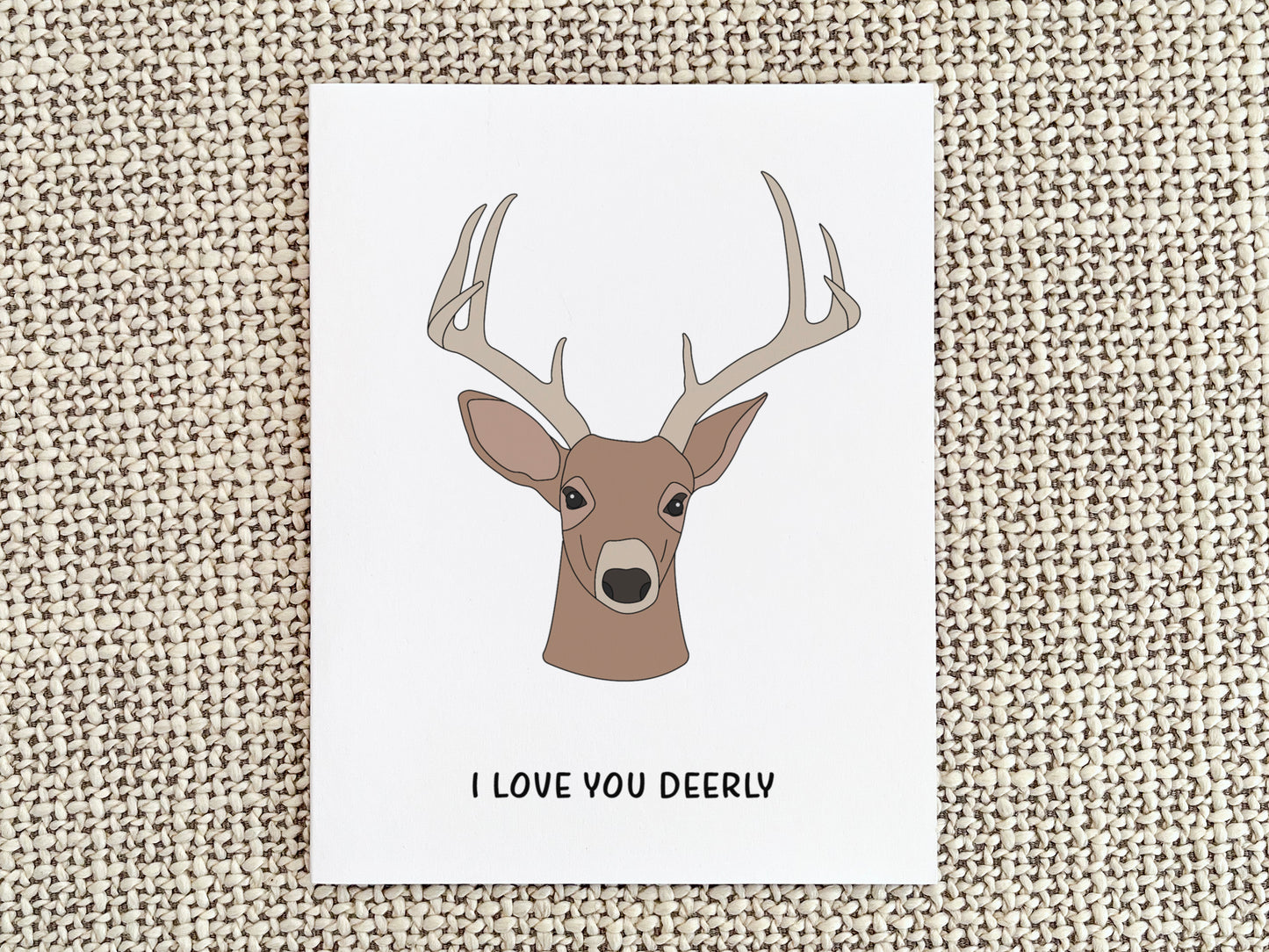 Deer Anniversary Card