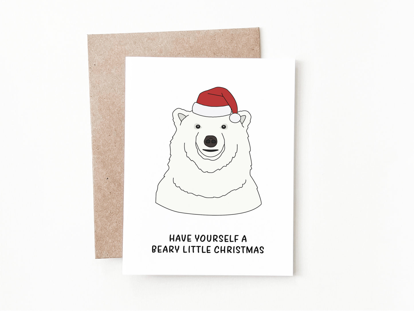 Polar Bear Christmas Card