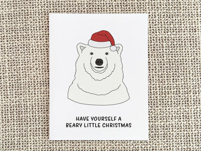 Polar Bear Christmas Card