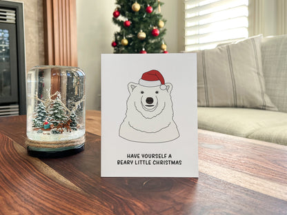 Polar Bear Christmas Card