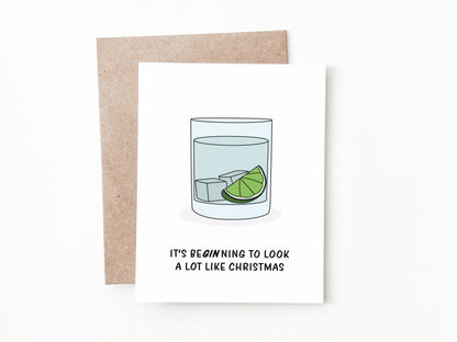 Funny Christmas Greeting Card, Christmas Gift for Him or Her