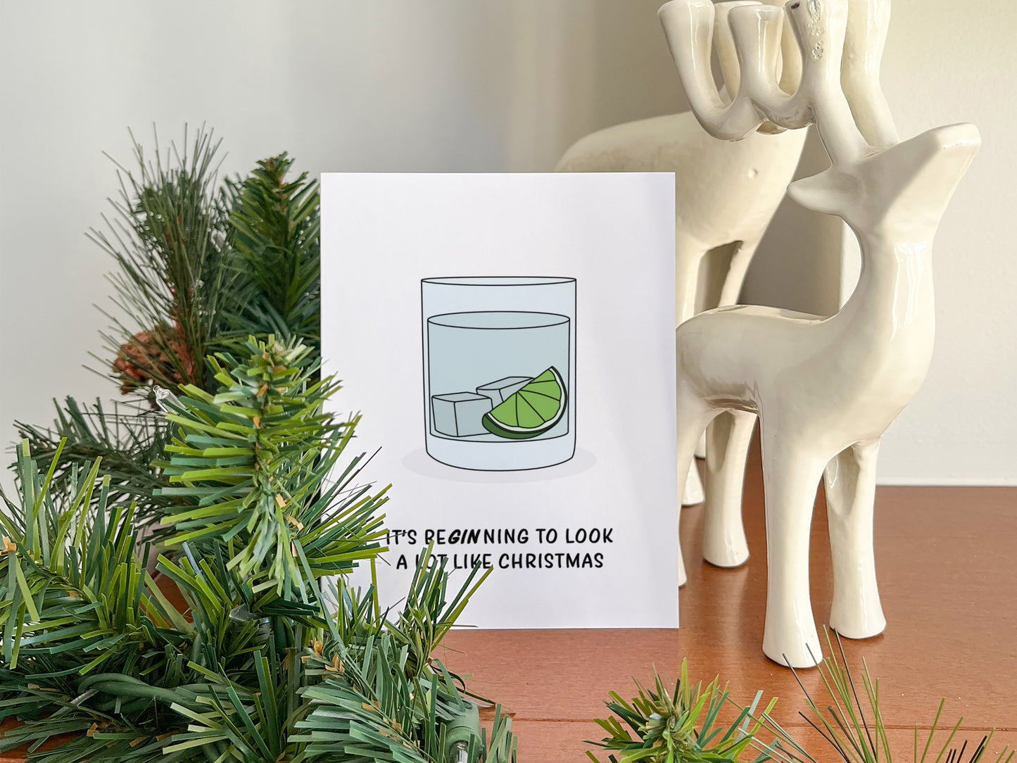 Funny Christmas Greeting Card, Christmas Gift for Him or Her