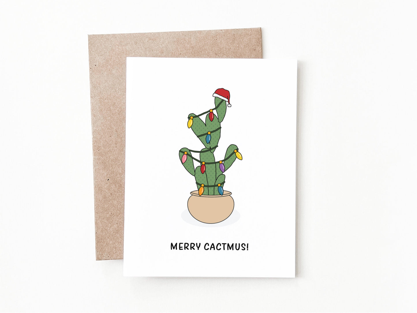 Cactus Christmas Card