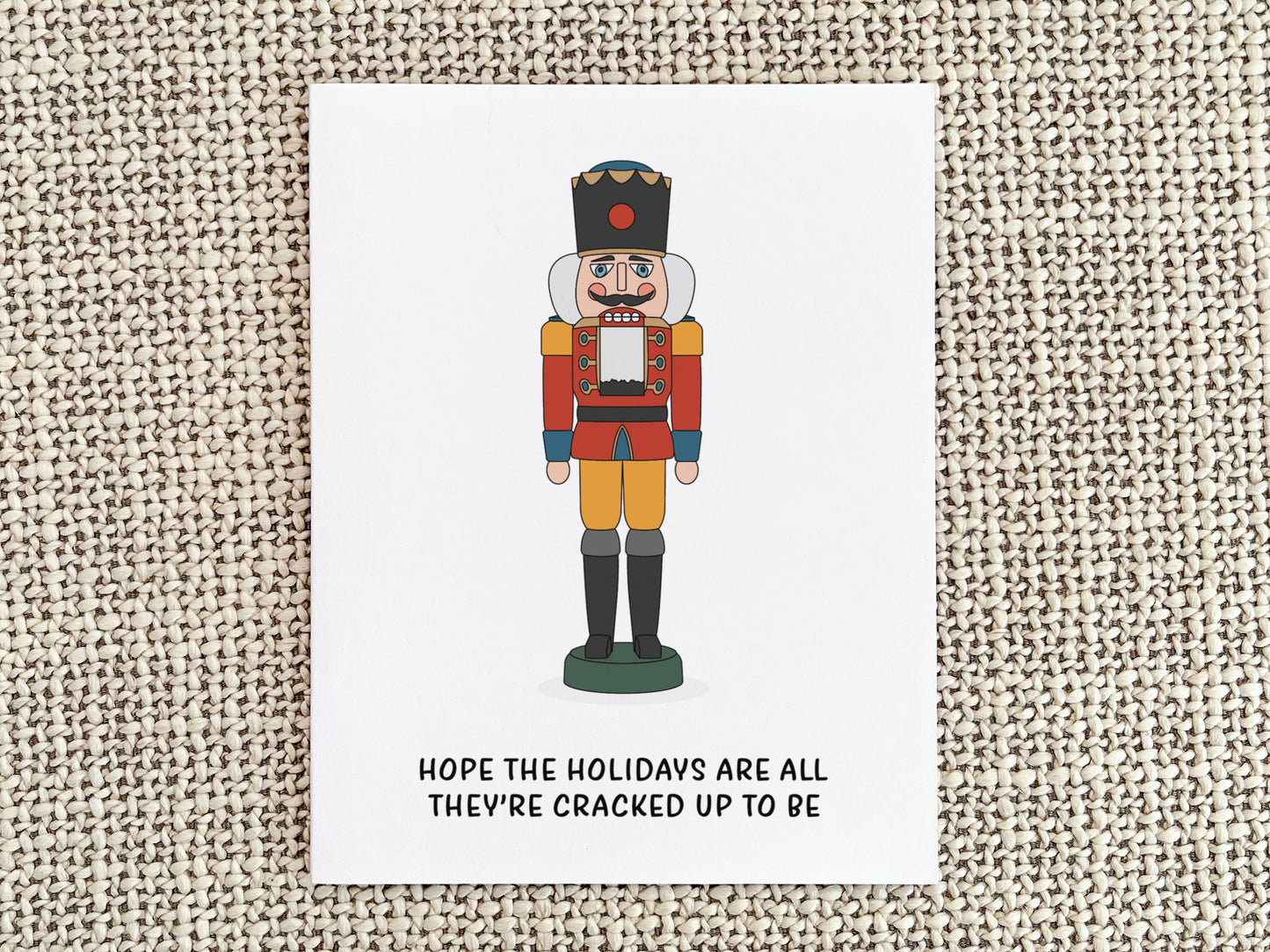 Nutcracker Christmas Card