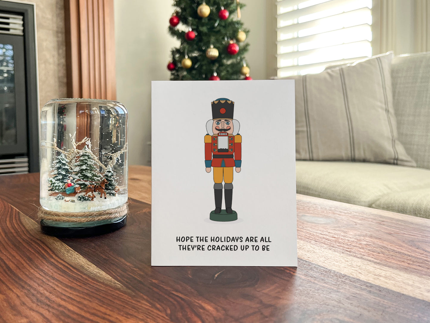 Nutcracker Christmas Card