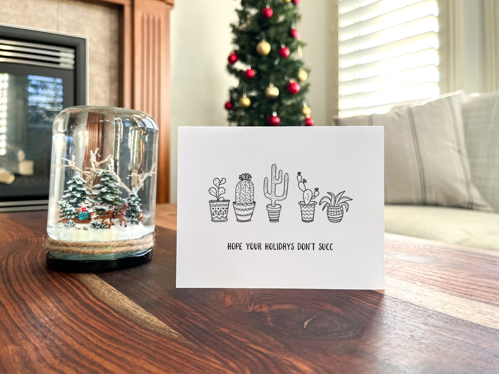 Funny Christmas Greeting Card, Christmas Gift for Him or Her