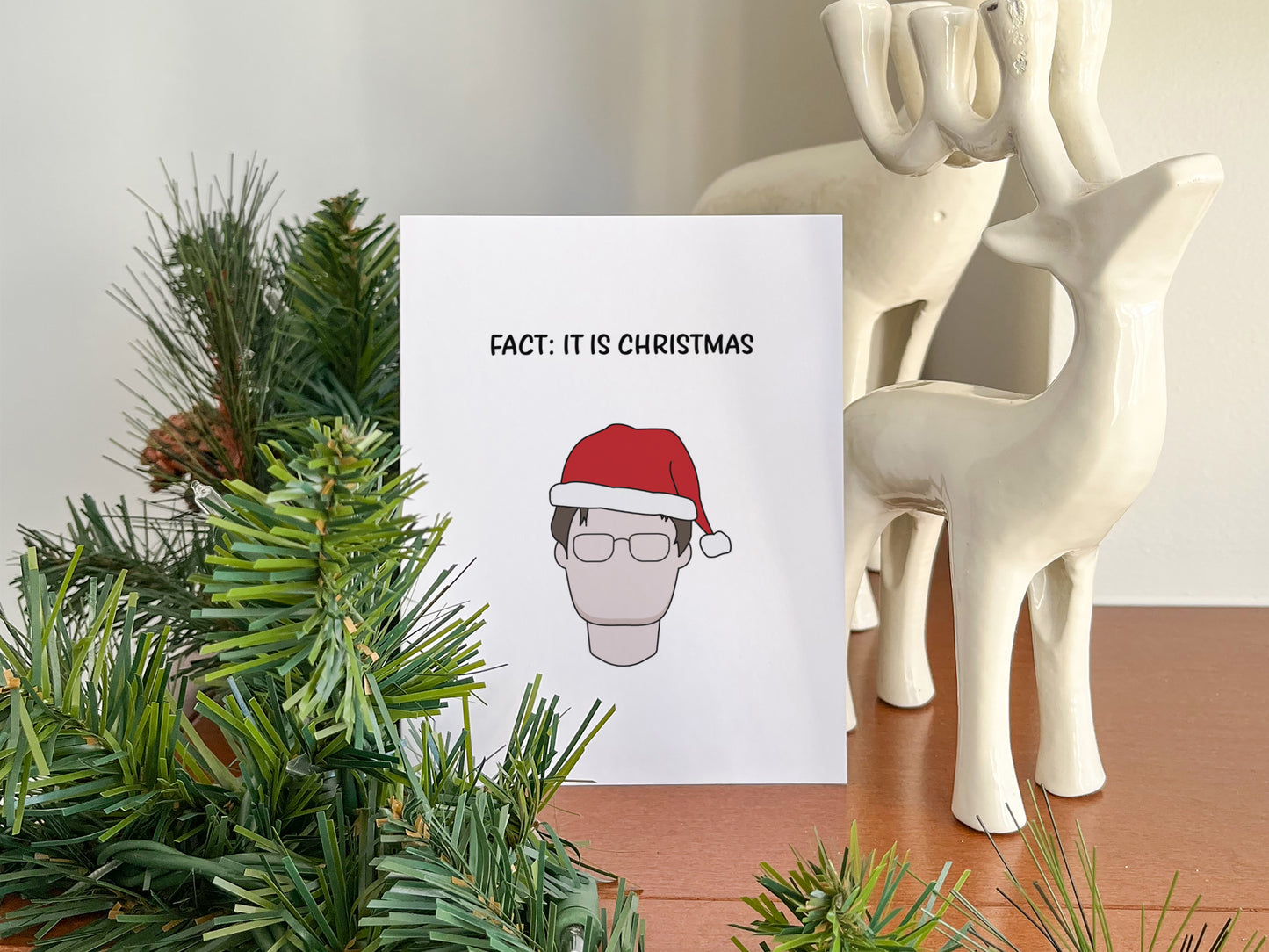 Funny Christmas Greeting Card, Christmas Gift for Him or Her