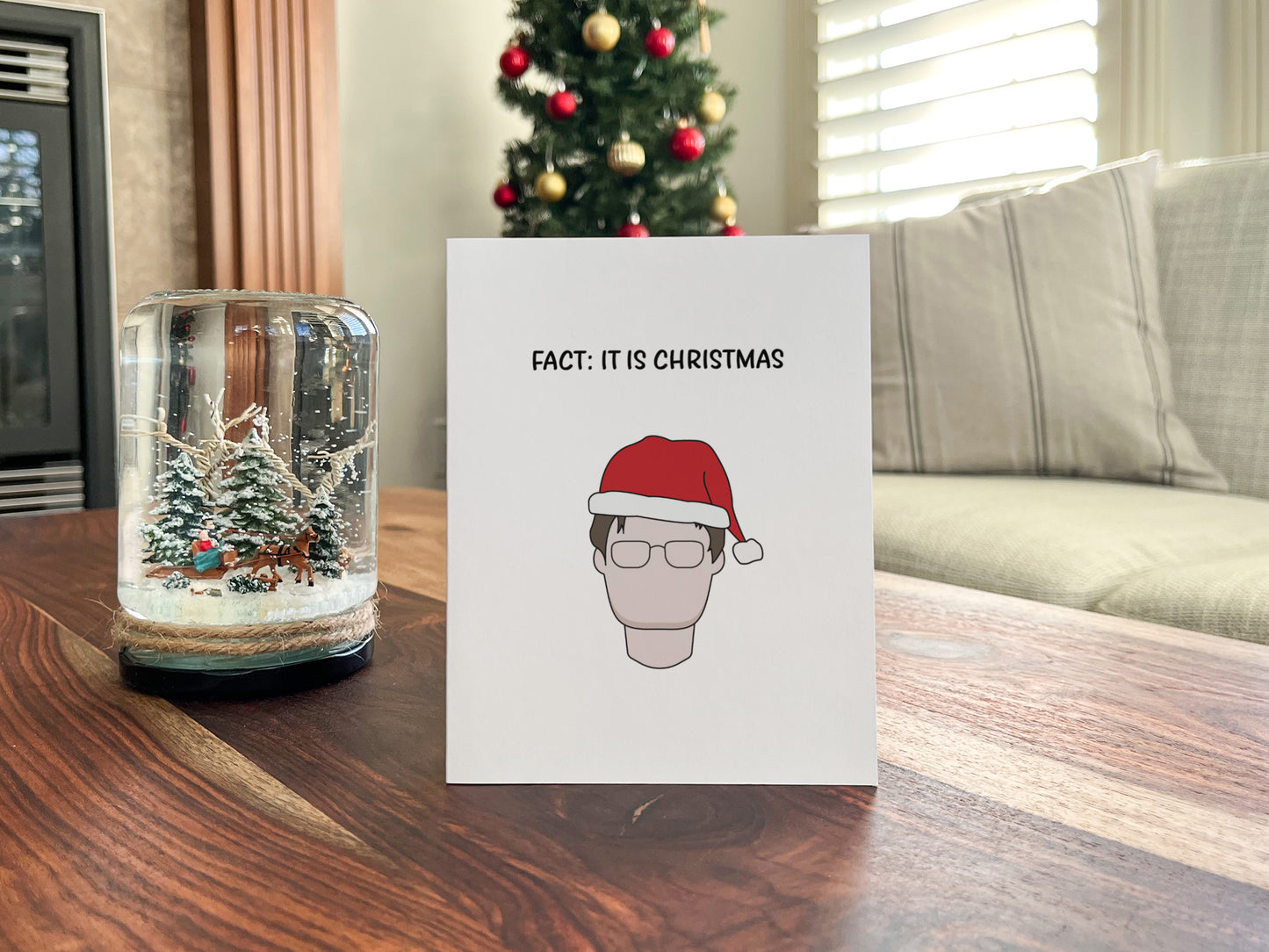 Funny Christmas Greeting Card, Christmas Gift for Him or Her