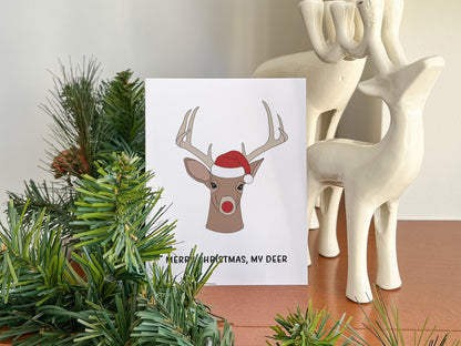 Reindeer Christmas Card