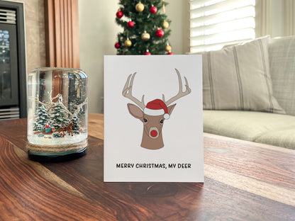 Reindeer Christmas Card