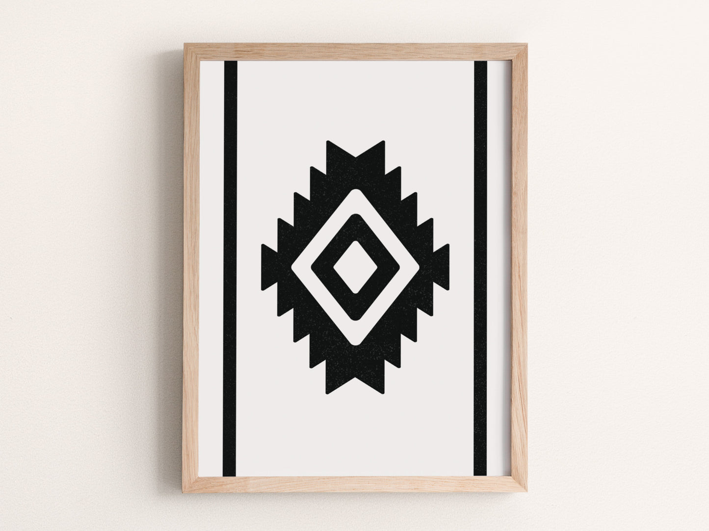 Modern Aztec Wall Art, Home Decor Art Print