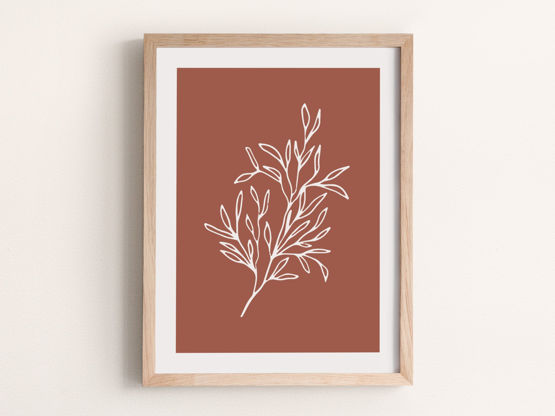 Modern Botanical Wall Art, Home Decor Art Print