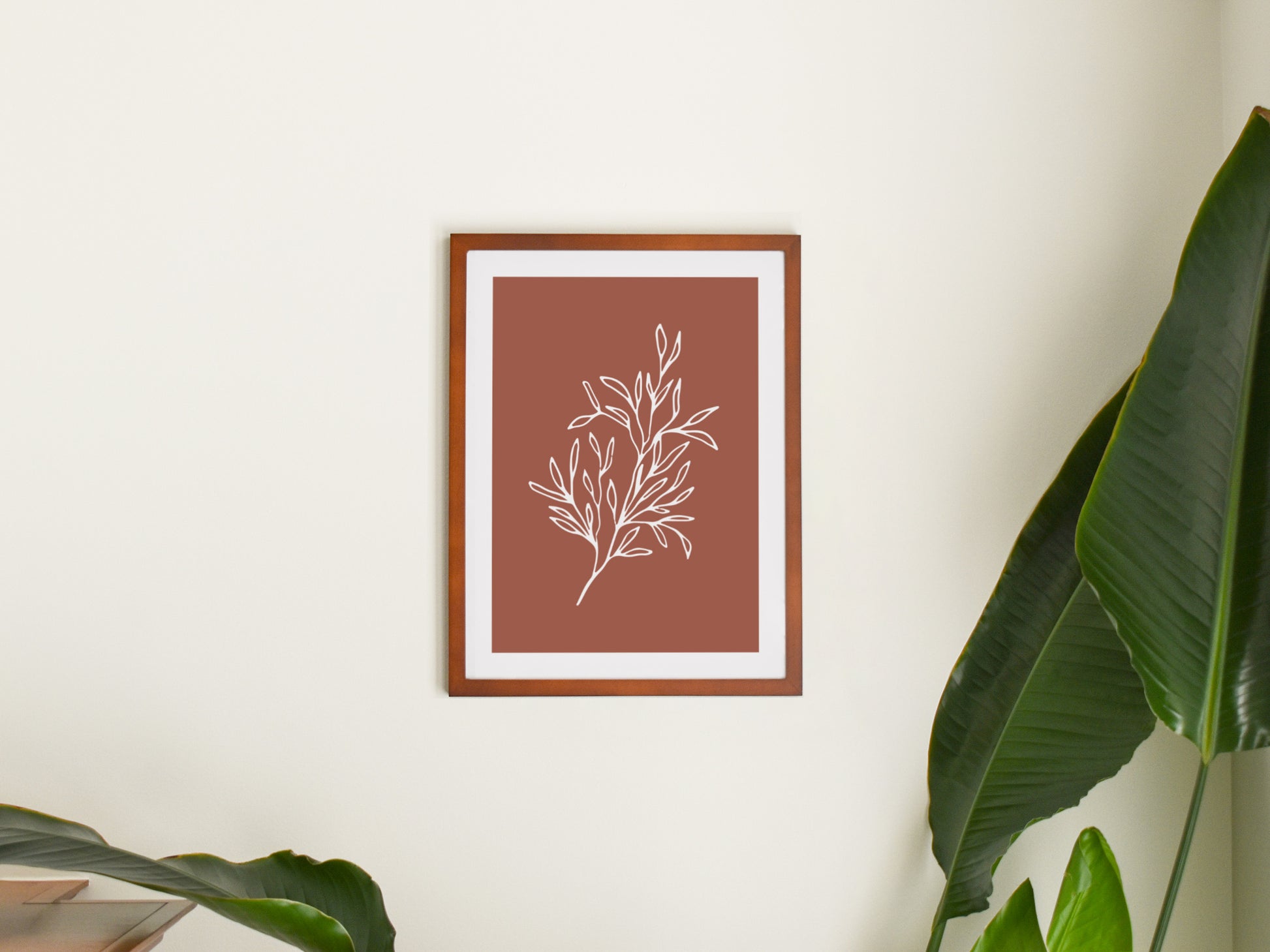 Modern Botanical Wall Art, Home Decor Art Print