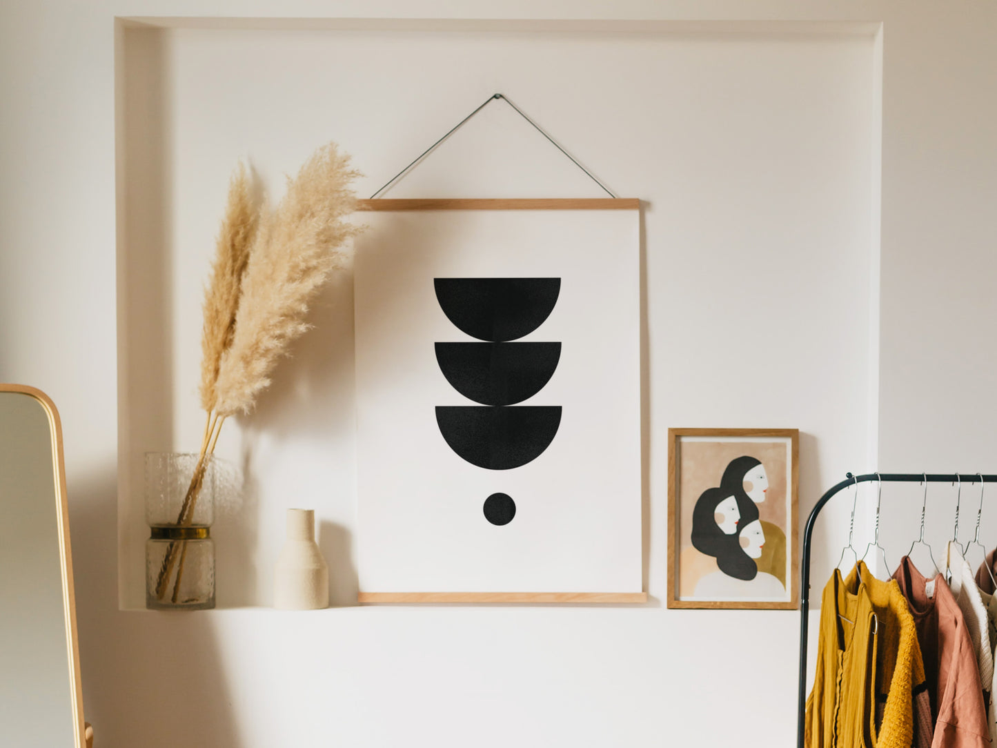 Mid-Century Modern Wall Art, Home Decor Art Print