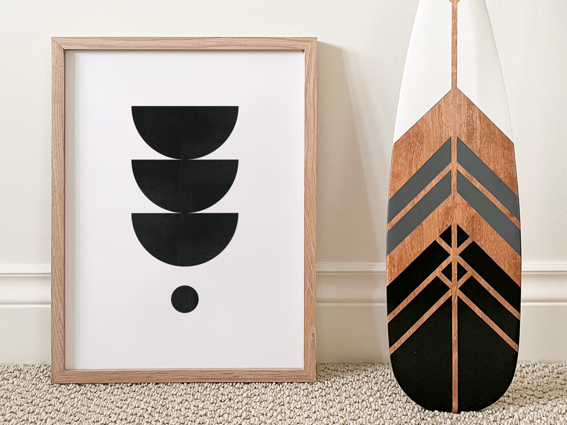 Mid-Century Modern Wall Art, Home Decor Art Print