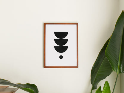 Mid-Century Modern Wall Art, Home Decor Art Print